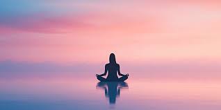 mulher meditando